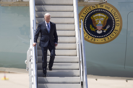 Ankunft von Präsident Biden in Madrid