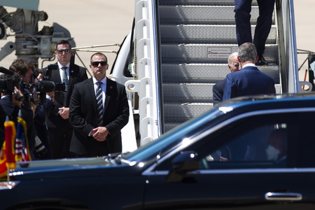 Ankunft von Präsident Biden in Madrid
