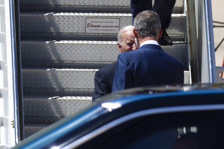 Ankunft von Präsident Biden in Madrid