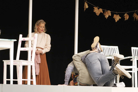 Theaterprobe 'Helga hilft' in Hamburg