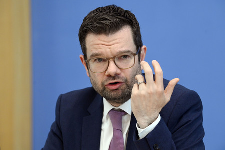 Bundespressekonferenz Vorstellung des Eckpunktepapiers zum Selbstbestimmungsgesetz in Berlin