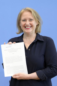 Bundespressekonferenz Vorstellung des Eckpunktepapiers zum Selbstbestimmungsgesetz in Berlin