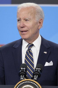 Pressekonferenz mit Joe Biden zum NATO Gipfel 2022 in Madrid