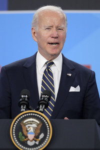 Pressekonferenz mit Joe Biden zum NATO Gipfel 2022 in Madrid
