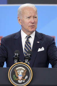 Pressekonferenz mit Joe Biden zum NATO Gipfel 2022 in Madrid