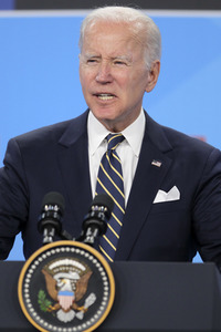 Pressekonferenz mit Joe Biden zum NATO Gipfel 2022 in Madrid