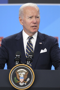 Pressekonferenz mit Joe Biden zum NATO Gipfel 2022 in Madrid