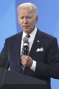 Pressekonferenz mit Joe Biden zum NATO Gipfel 2022 in Madrid