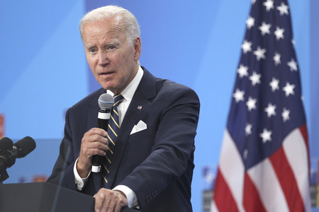 Pressekonferenz mit Joe Biden zum NATO Gipfel 2022 in Madrid