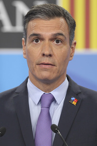 Pressekonferenz mit Pedro Sánchez zum NATO Gipfel 2022 in Madrid