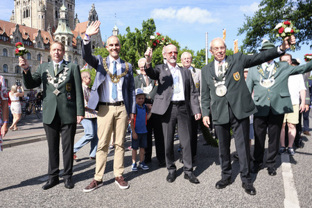 Schützenausmarsch zum Schützenfest 2022 in Hannover