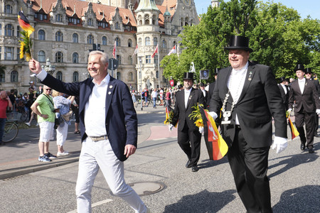 Schützenausmarsch zum Schützenfest 2022 in Hannover