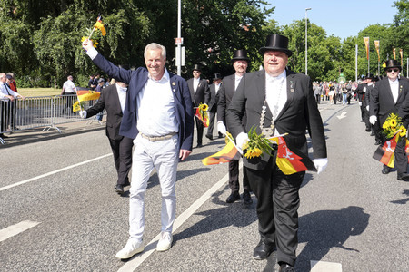 Schützenausmarsch zum Schützenfest 2022 in Hannover