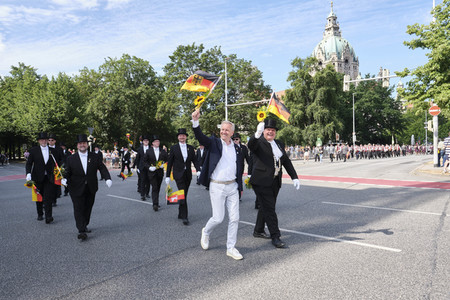 Schützenausmarsch zum Schützenfest 2022 in Hannover