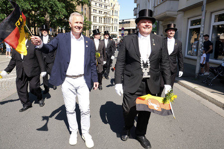 Schützenausmarsch zum Schützenfest 2022 in Hannover