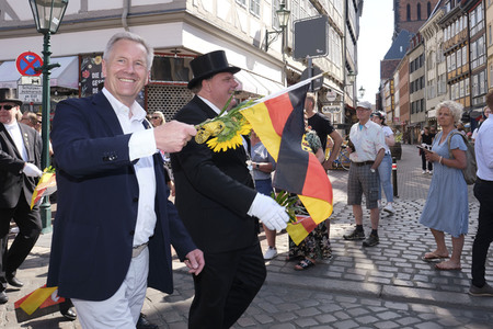 Schützenausmarsch zum Schützenfest 2022 in Hannover