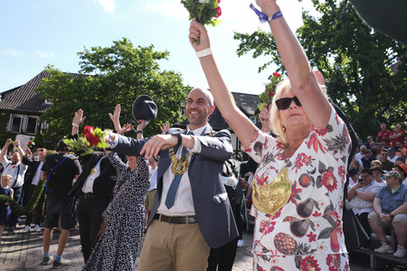 Schützenausmarsch zum Schützenfest 2022 in Hannover