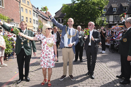 Schützenausmarsch zum Schützenfest 2022 in Hannover