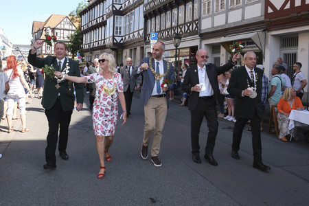 Schützenausmarsch zum Schützenfest 2022 in Hannover