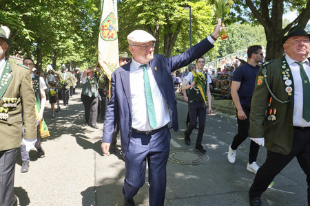 Schützenausmarsch zum Schützenfest 2022 in Hannover