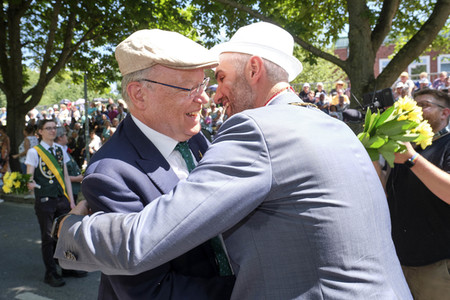 Schützenausmarsch zum Schützenfest 2022 in Hannover