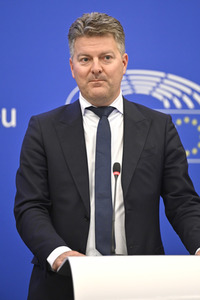 Pressekonferenz zum Digital Services Act und dem Digital Markets Act im EU-Parlament in Straßburg