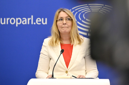 Pressekonferenz zum Digital Services Act und dem Digital Markets Act im EU-Parlament in Straßburg