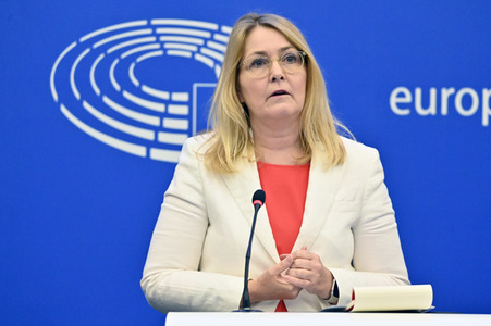 Pressekonferenz zum Digital Services Act und dem Digital Markets Act im EU-Parlament in Straßburg