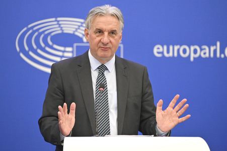 Pressekonferenz zur Strategie für den indopazifischen Raum in den Bereichen Handel und Investitionen im EU-Parlament in Straßburg