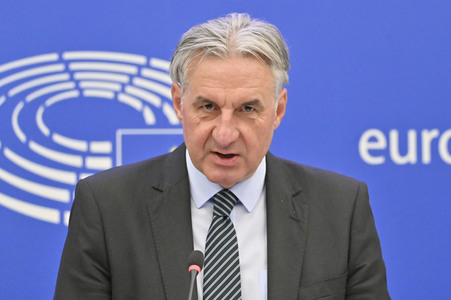 Pressekonferenz zur Strategie für den indopazifischen Raum in den Bereichen Handel und Investitionen im EU-Parlament in Straßburg