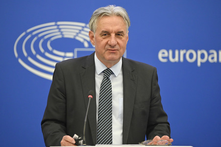 Pressekonferenz zur Strategie für den indopazifischen Raum in den Bereichen Handel und Investitionen im EU-Parlament in Straßburg