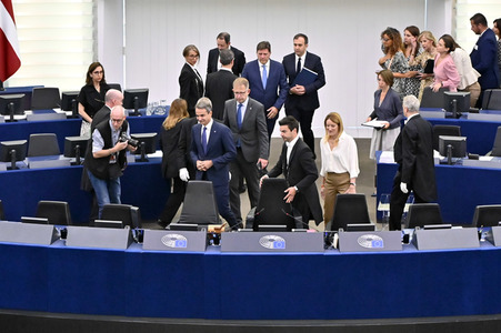 Rede von Kyriakos Mitsotakis im EU-Parlament in Straßburg