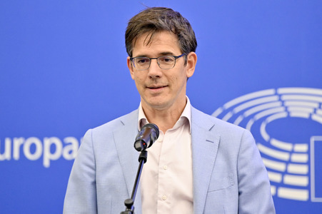 Pressekonferenz zum delegierten Taxonomie-Rechtsakt über Kernenergie und Gas im Europäischen Parlament in Straßburg