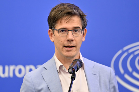 Pressekonferenz zum delegiertePressekonferenz zum delegierten Taxonomie-Rechtsakt über Kernenergie und Gas im Europäischen Parlament in Straßburg