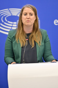 Pressekonferenz zum delegierten Taxonomie-Rechtsakt über Kernenergie und Gas im Europäischen Parlament in Straßburg