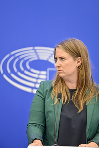 Pressekonferenz zum delegierten Taxonomie-Rechtsakt über Kernenergie und Gas im Europäischen Parlament in Straßburg