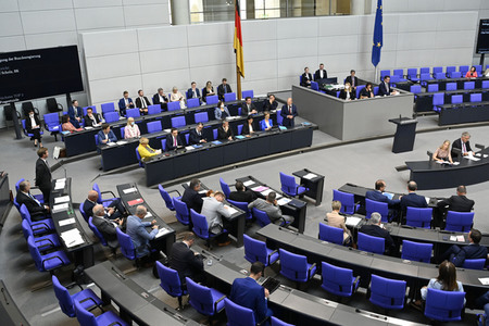 46. Sitzung des Deutschen Bundestages in Berlin