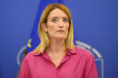 Pressekonferenz zur tschechischen EU-Ratspräsidentschaft im EU-Parlament in Straßburg