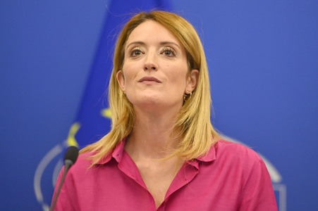 Pressekonferenz zur tschechischen EU-Ratspräsidentschaft im EU-Parlament in Straßburg