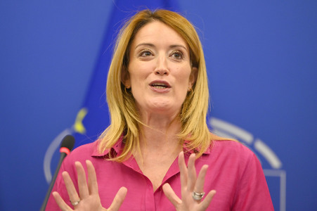 Pressekonferenz zur tschechischen EU-Ratspräsidentschaft im EU-Parlament in Straßburg