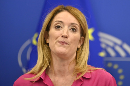 Pressekonferenz zur tschechischen EU-Ratspräsidentschaft im EU-Parlament in Straßburg