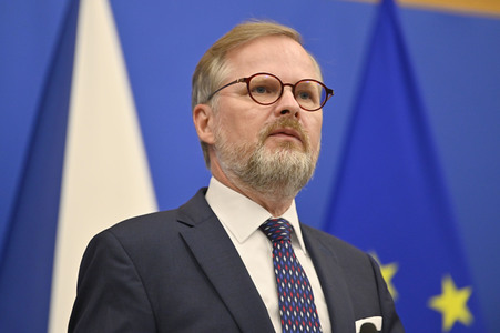 Pressekonferenz zur tschechischen EU-Ratspräsidentschaft im EU-Parlament in Straßburg