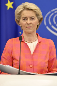Pressekonferenz zur tschechischen EU-Ratspräsidentschaft im EU-Parlament in Straßburg