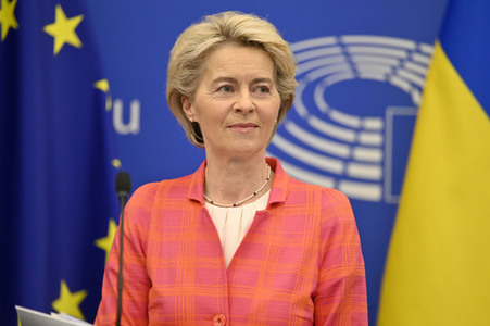 Pressekonferenz zur tschechischen EU-Ratspräsidentschaft im EU-Parlament in Straßburg