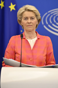 Pressekonferenz zur tschechischen EU-Ratspräsidentschaft im EU-Parlament in Straßburg
