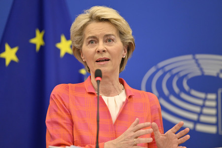 Pressekonferenz zur tschechischen EU-Ratspräsidentschaft im EU-Parlament in Straßburg