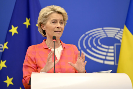 Pressekonferenz zur tschechischen EU-Ratspräsidentschaft im EU-Parlament in Straßburg