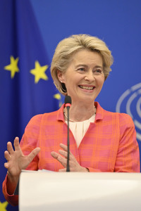 Pressekonferenz zur tschechischen EU-Ratspräsidentschaft im EU-Parlament in Straßburg