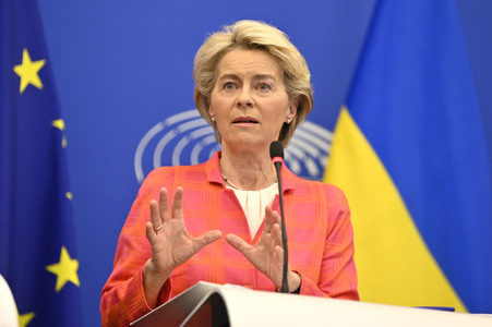 Pressekonferenz zur tschechischen EU-Ratspräsidentschaft im EU-Parlament in Straßburg