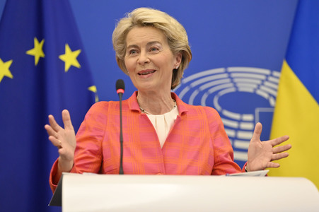 Pressekonferenz zur tschechischen EU-Ratspräsidentschaft im EU-Parlament in Straßburg